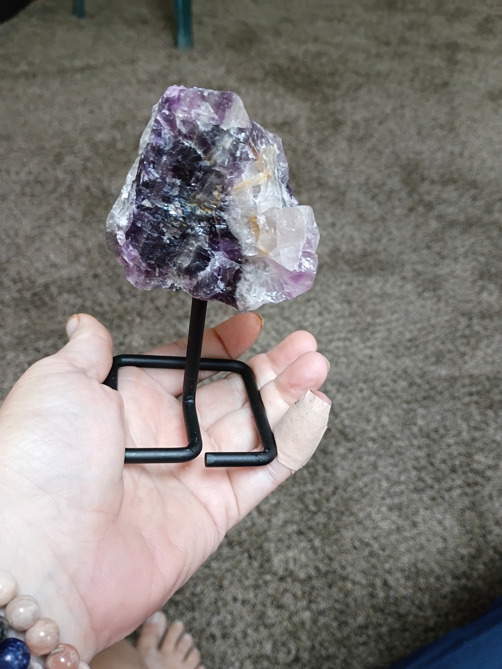 Amethyst Geode With Stand